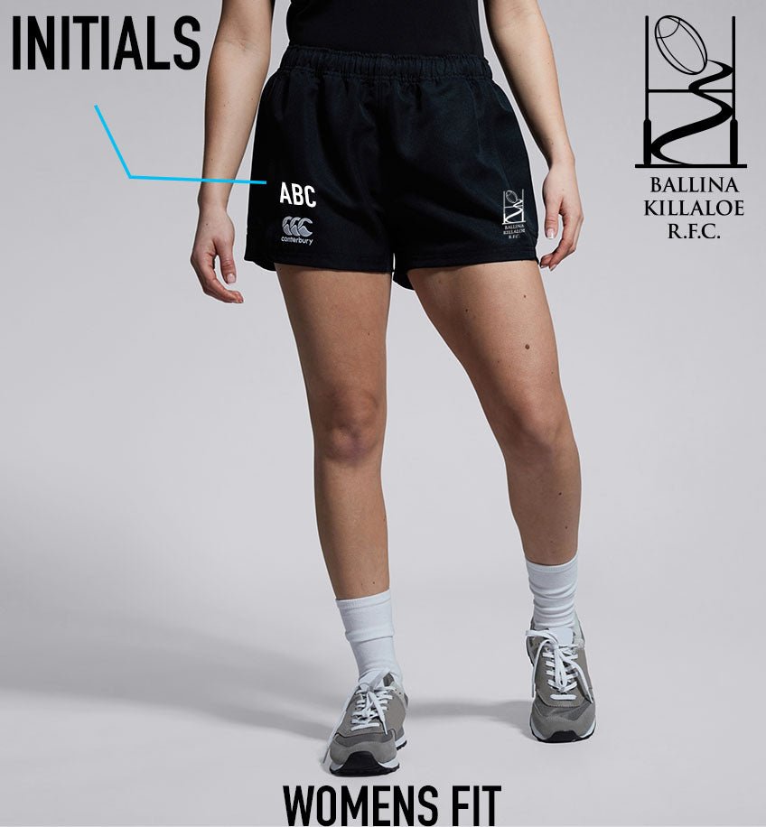 Ballina Killaloe RFC Womens Canterbury Rugby Shorts - Team Wear Store.ie
