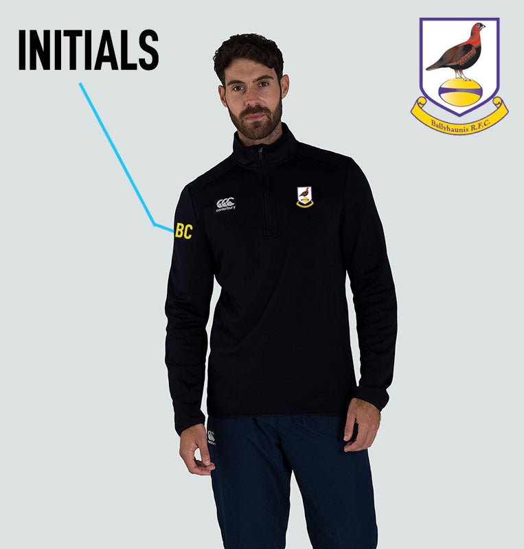 Ballyhaunis RFC Canterbury Club 1/4 Zip Mid Layer Training Top - Team Wear Store.ie