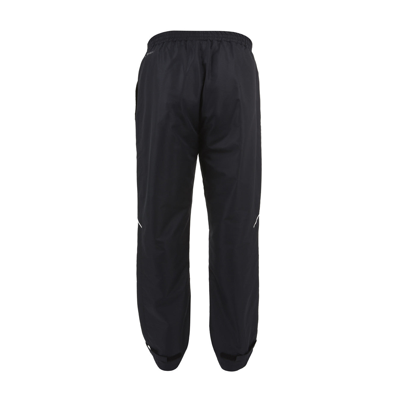 Back view of Canterbury Team Sale Navy Contact Pants, showcasing the elastic waistband and zip detail, featured at teamwearstore.