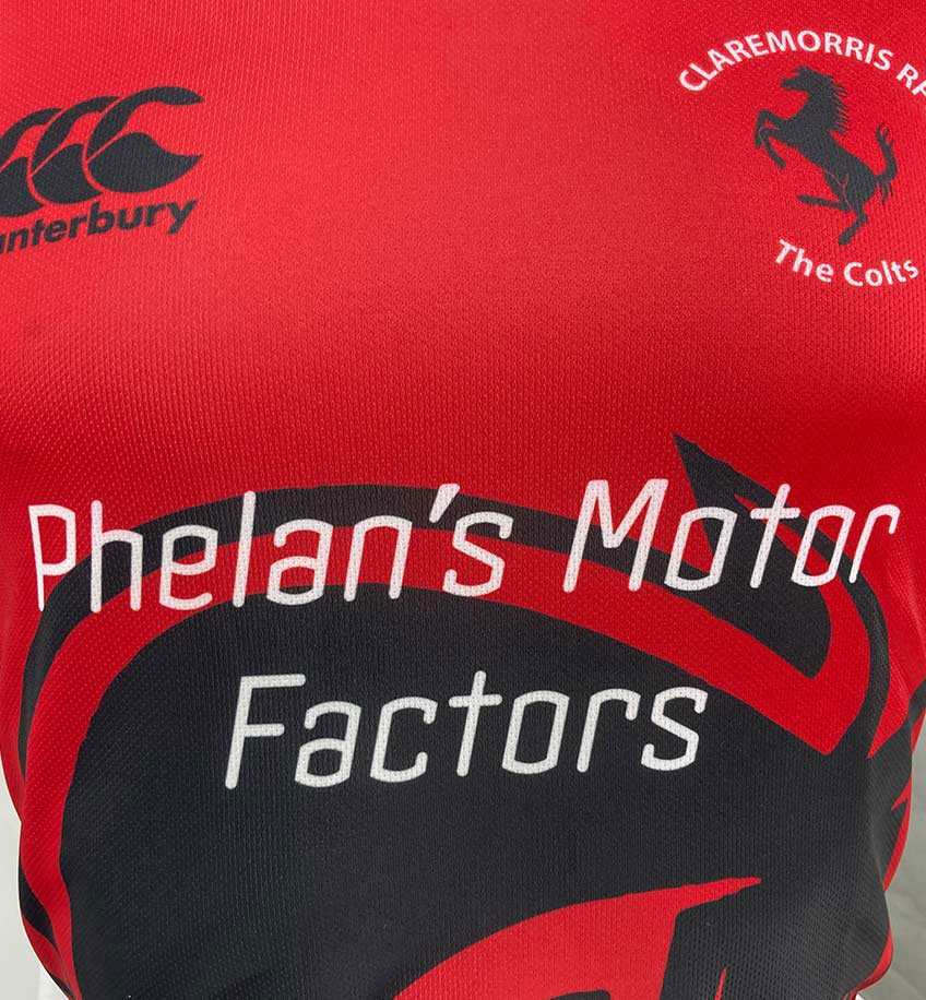 Claremorris RFC Canterbury Club Jersey - Limited Stocks Left - Team Wear Store.ie