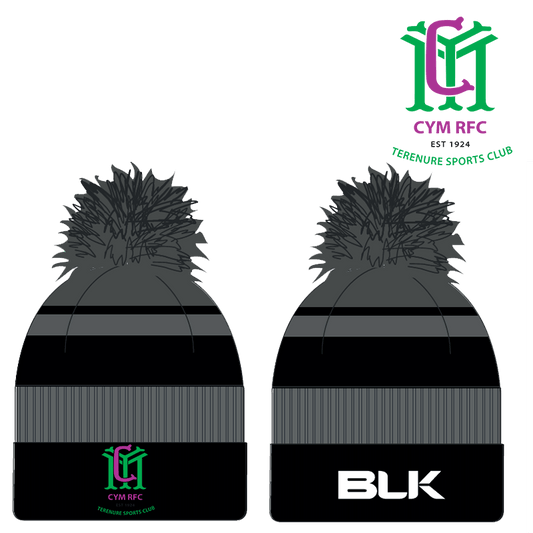 CYM Terenure RFC Bobble Hat *BACK IN STOCK* - Team Wear Store.ie