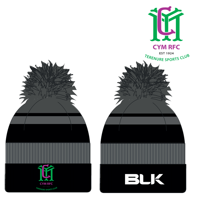 CYM Terenure RFC Bobble Hat *BACK IN STOCK* - Team Wear Store.ie
