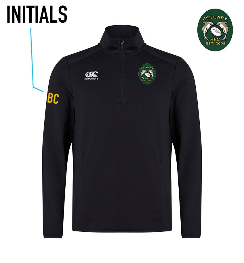 Estuary RFC Canterbury Club 1/4 Zip Mid Layer Training Top - Team Wear Store.ie