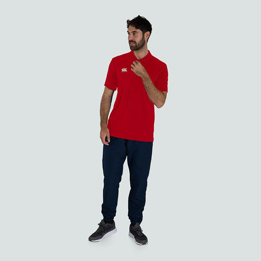Galbally RFC Canterbury Club Dry Polo Shirt - Red - Team Wear Store.ie
