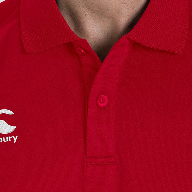 Galbally RFC Canterbury Club Dry Polo Shirt - Red - Team Wear Store.ie
