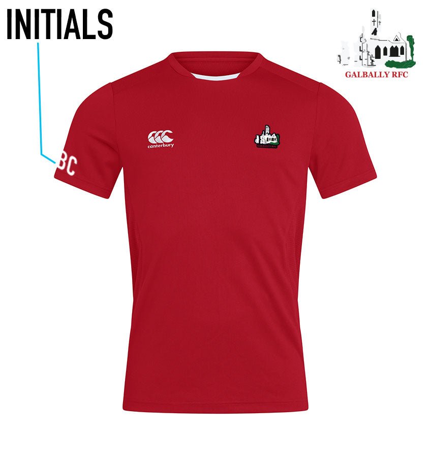 Galbally RFC Canterbury Club Tee - Red - Team Wear Store.ie