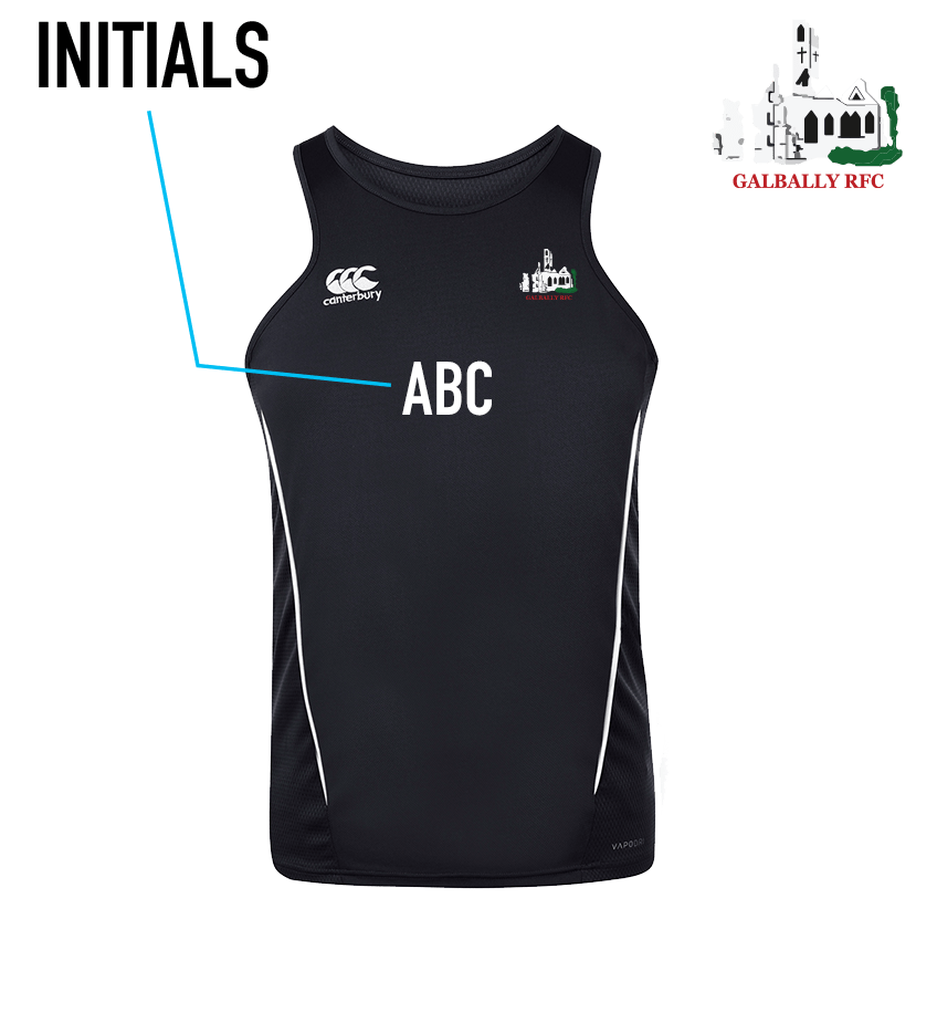 Galbally RFC Team Gym Singlet - Team Wear Store.ie