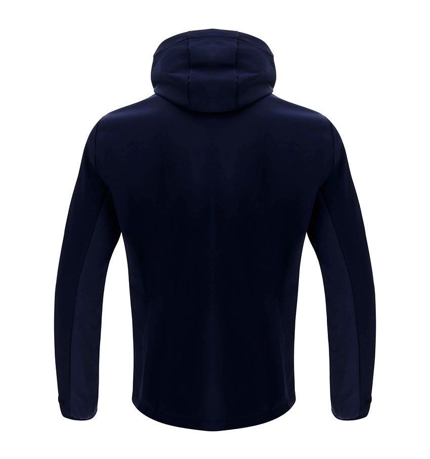 Galway Bay RFC Macron Hooded Heavy Soft - Shell Navy Himalaya Jacket - Team Wear Store.ie