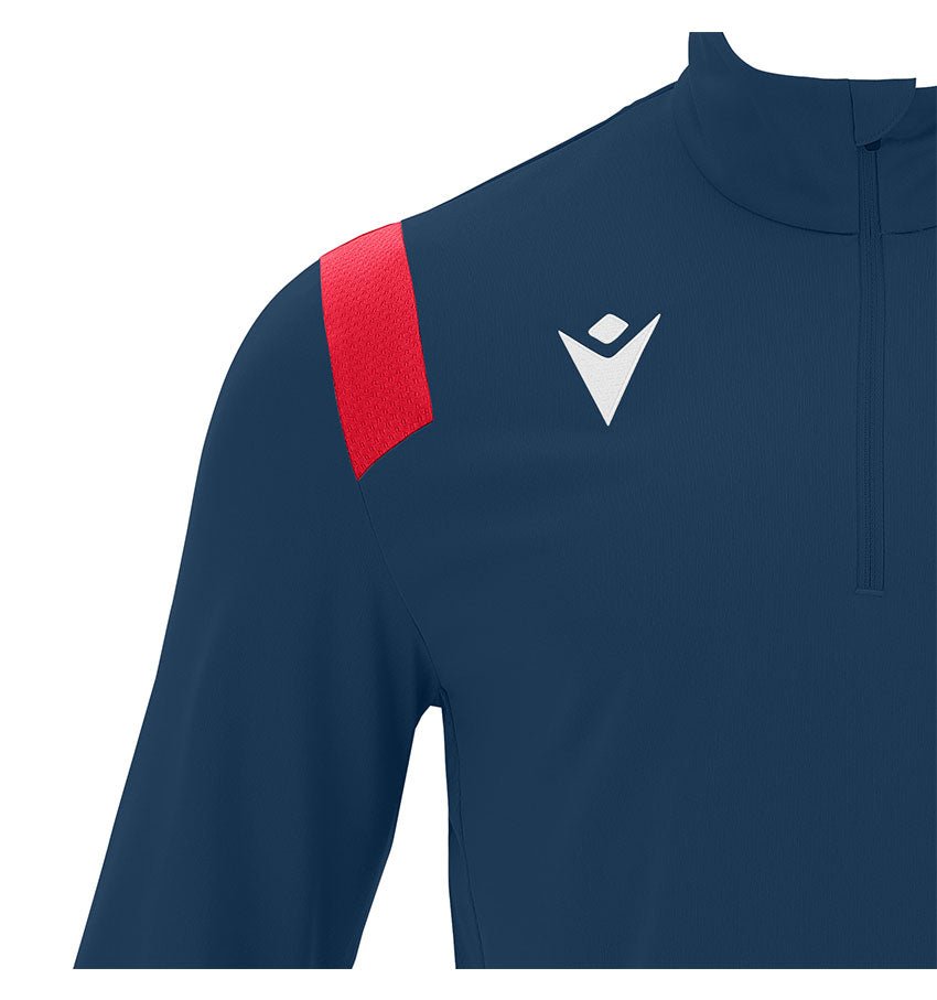 Galway Bay RFC Macron Navy Gange Tracksuit Top - Team Wear Store.ie