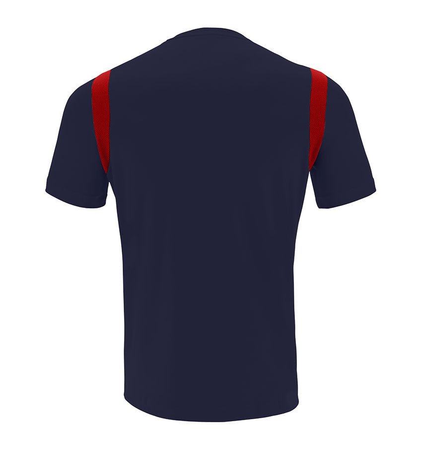 Galway Bay RFC Macron Navy/Red Rodder Jersey T-Shirt - Team Wear Store.ie