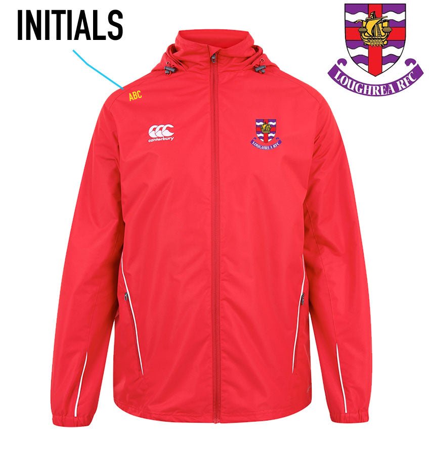 Loughrea RFC Full Zip Rain Jacket - CLEARANCE - Team Wear Store.ie