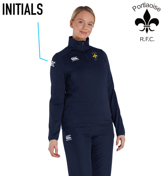 Portlaoise RFC Canterbury Club GIRLS 1/4 Zip Training Top