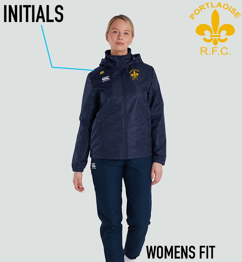 Portlaoise RFC Canterbury Club VAPOSHIELD Rain Jacket *WOMENS FIT*