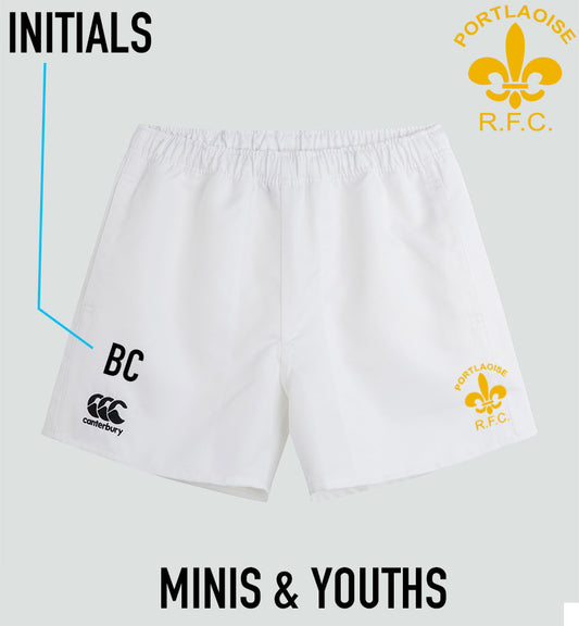 Portlaoise RFC Canterbury Rugby Shorts Minis & Youths