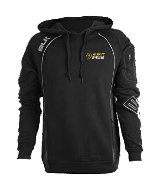 Rugby Rising BLK Tek V Hoodie - Kids & Ladies Fits - Team Wear Store.ie