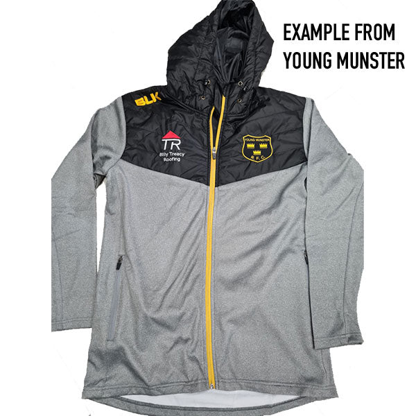Sligo Rugby BLK Hybrid Jacket - CLEARANCE - Team Wear Store.ie
