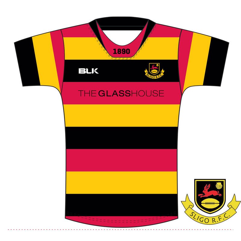 Sligo Rugby BLK Minis Glasshouse Jersey - Team Wear Store.ie