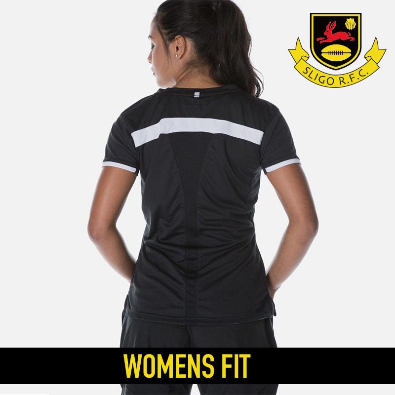 Sligo Rugby BLK Womens Tek VI Performance Tee - CLEARANCE - Team Wear Store.ie