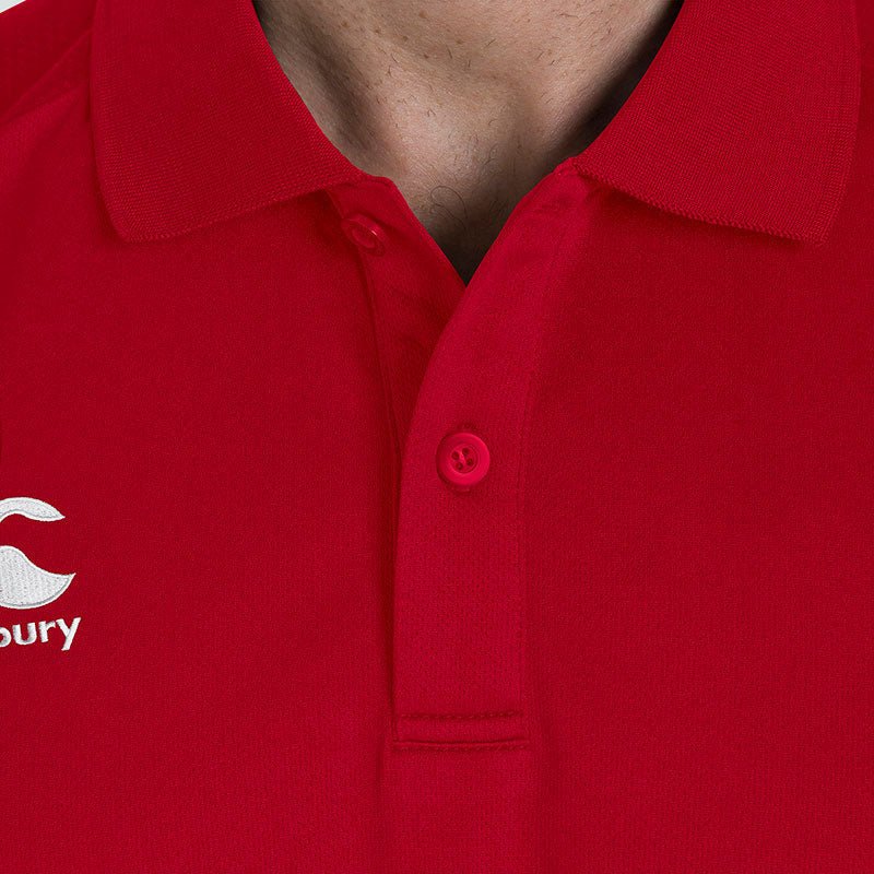 Tullamore RFC Canterbury Club Red Polo Shirt - Team Wear Store.ie