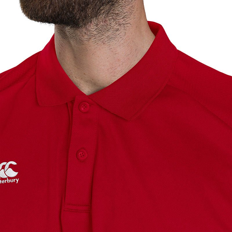 Tullamore RFC Canterbury Club Red Polo Shirt - Team Wear Store.ie