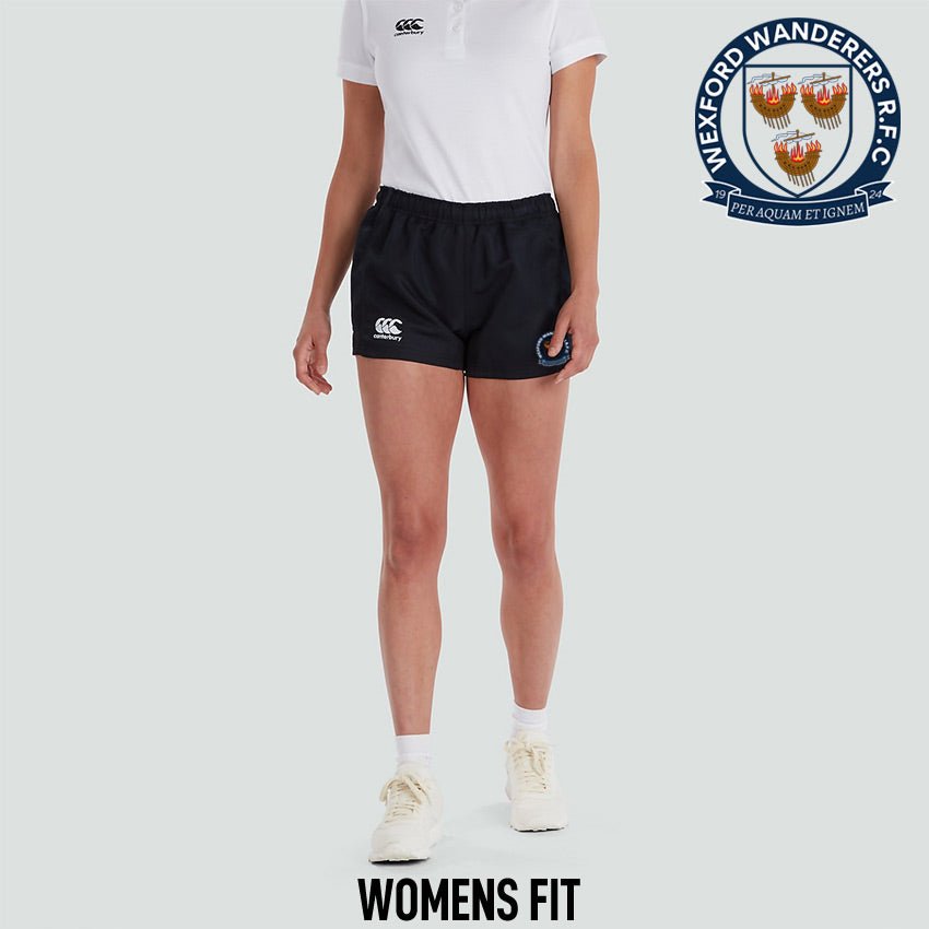 Wexford Wanderers RFC Womens Canterbury Rugby Shorts - Team Wear Store.ie